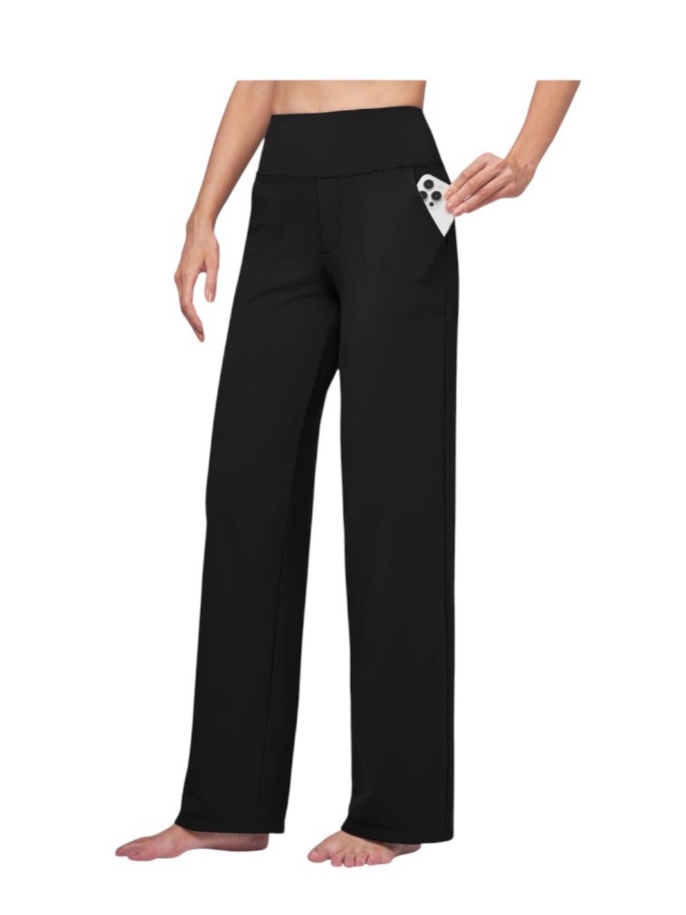 Willit Women's Yoga Pants Wide Leg Dress Work Pants Stretch Casual Pants Slacks